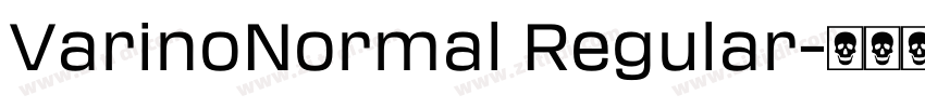 VarinoNormal Regular字体转换